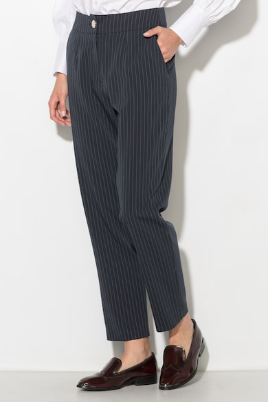 Zee Lane Collection Pantaloni conici cu dungi discrete Femei