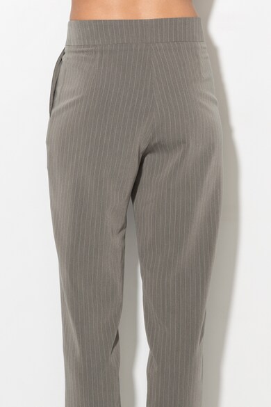 Zee Lane Collection Pantaloni conici cu dungi discrete Femei
