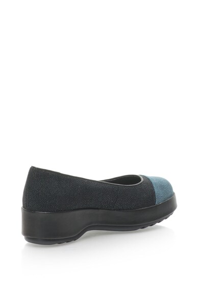 Camper Pantofi flatform texturati cu aplicatie cap-toe Twins Femei