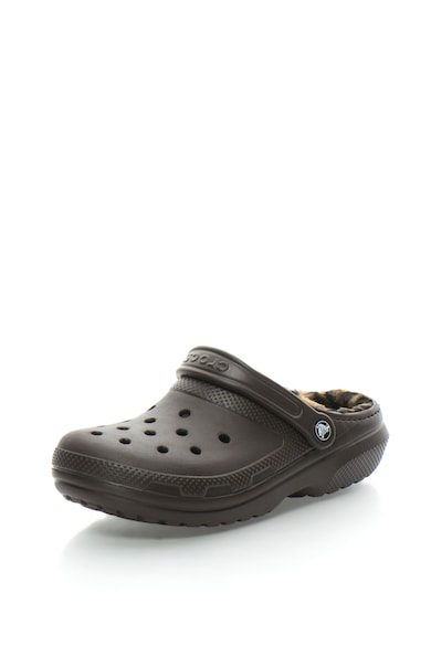 Crocs Papuci slingback de cauciuc cu blana sintetica Femei