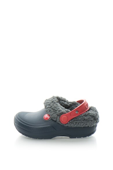 Crocs Papuci slingback de cauciuc cu captuseala teddy Baieti