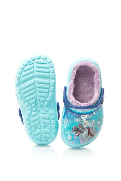 Crocs Saboti cu captuseala din material teddy Fete