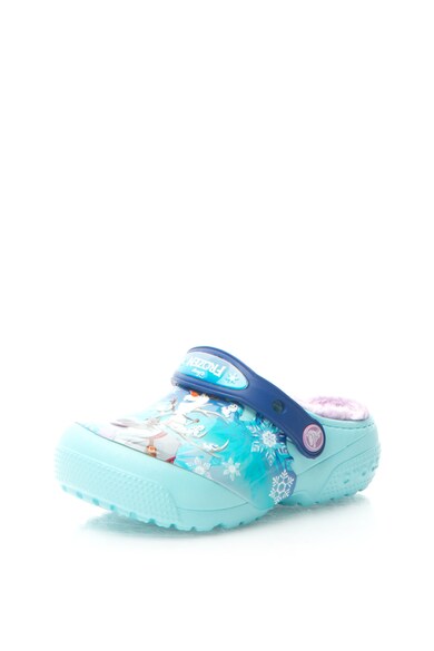 Crocs Saboti cu captuseala din material teddy Fete