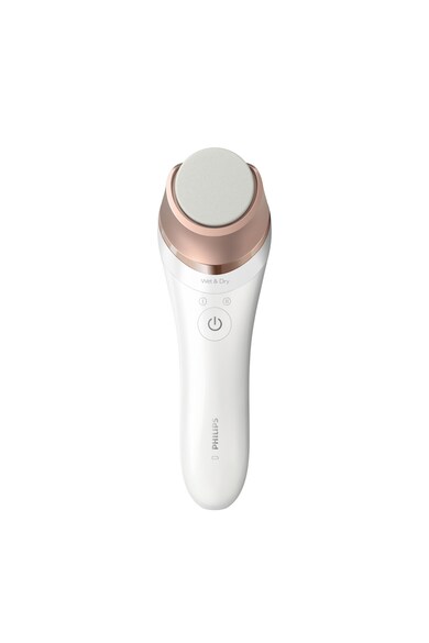 Philips Epilator  Satinelle Prestige Wet & Dry BRE652/00, 32 Puncte de prindere, 9 accesorii, 2 viteze, Acumulator, Alb Femei