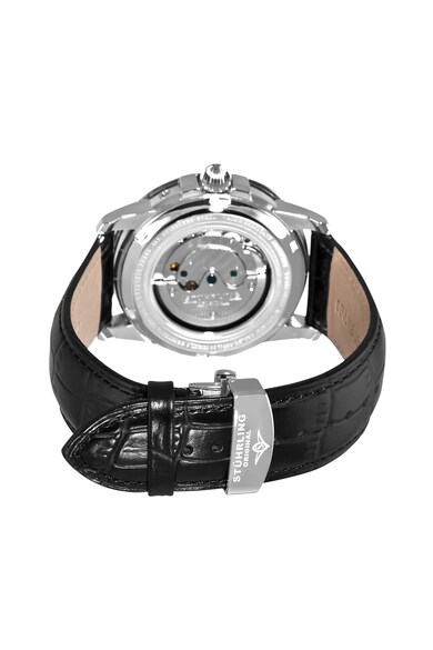 Stuhrling Ceas automatic cu o curea de piele Barbati