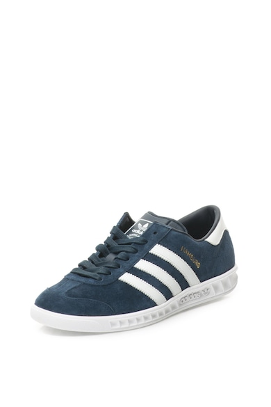 adidas Originals Pantofi sport de piele intoarsa Hamburg Barbati