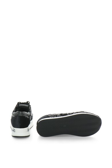 Oakoui Pantofi sport flatform cu paiete reversibile Femei