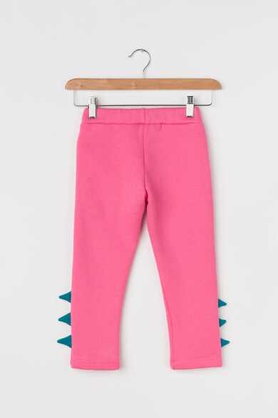 Agatha Ruiz de la Prada Pantaloni sport cu aplicatii contrastante Dino Fete