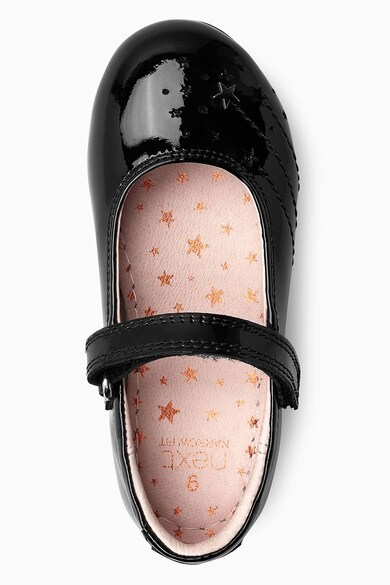 NEXT Pantofi Mary Jane de piele lacuita cu brant moale Fete