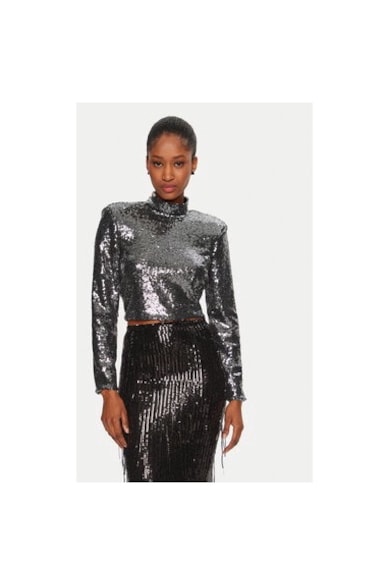 Bluza dama - 305017895 - Poliester - Argintiu - Argintiu