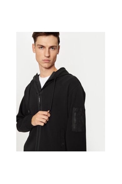 Bluza barbati - 304399114 - Poliester - Negru - Negru