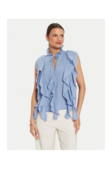 Bluza dama - 304591297 - Bumbac - One Size INTL - Albastru