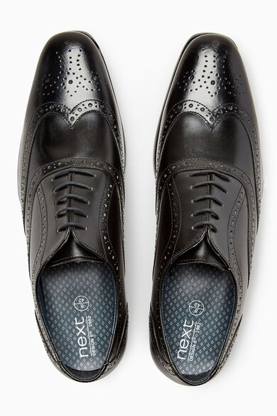 NEXT Pantofi Oxford Brogue de piele Barbati