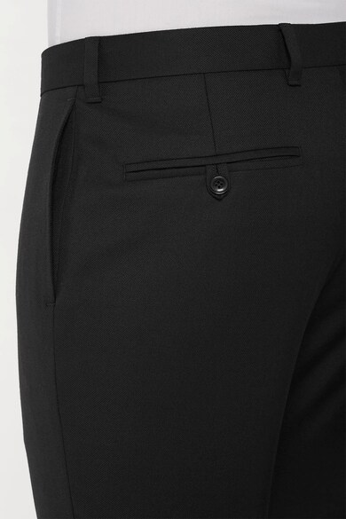 NEXT Pantaloni eleganti regular fit din amestec de lana, cu pensa Barbati