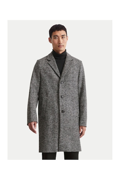 Palton barbati - 304173592 - Lana/Poliester/Poliamida - Gri - Gri