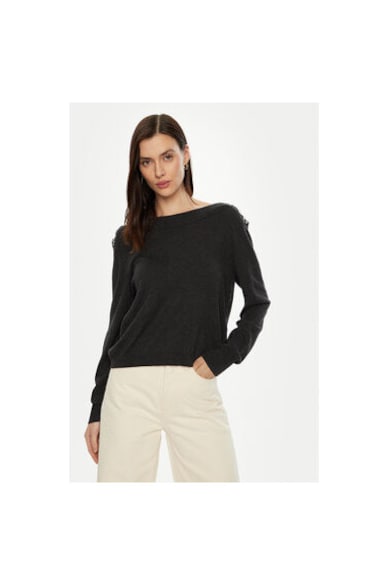 Pulover dama - 304485923 - Poliamida/Poliester/Acril - Gri - Gri