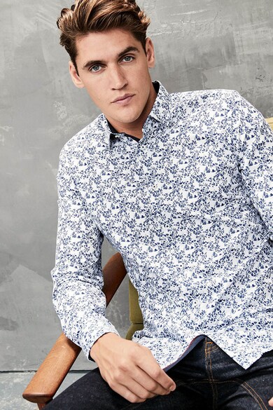 NEXT Camasa slim fit cu imprimeu floral Barbati