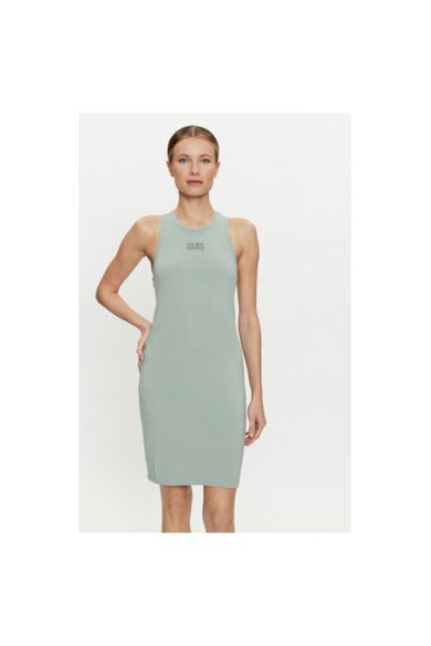 Rochie dama - 303841546 - Bumbac - Verde - Verde