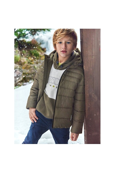 Geaca baieti - 304297625 - Poliester reciclat - Maro