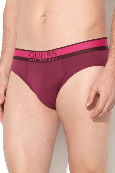 GUESS Set de chiloti cu banda elastica cu logo - 3 perechi Barbati