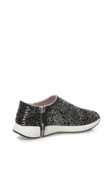 Diesel Pantofi sport de piele cu model abstract S-Zipher Femei