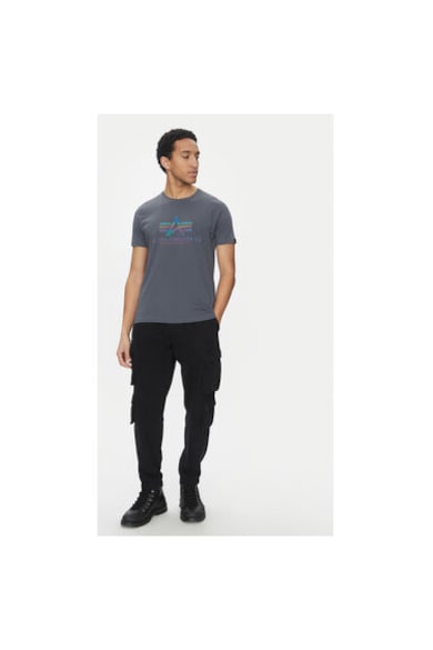 Tricou barbati - 305301642 - Bumbac - Gri - Gri