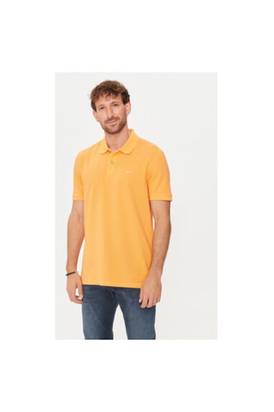 Tricou barbati - 303671983 - Bumbac organic/Bumbac - Portocaliu - Portocaliu