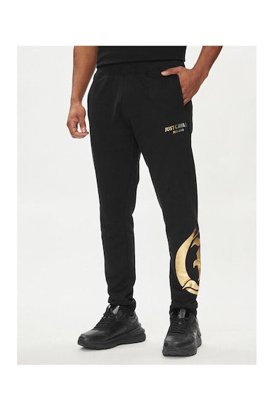 Pantaloni barbati - 303691707 - Bumbac - Negru - Negru