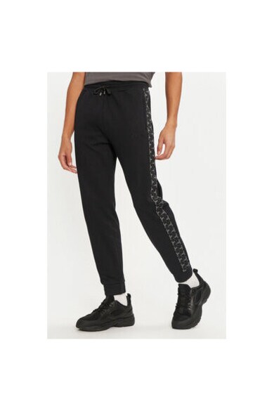 Pantaloni barbati - 304937026 - Bumbac - Negru - Negru