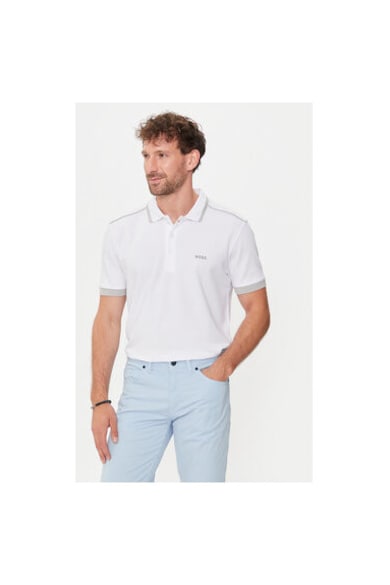 Tricou barbati - 303677053 - Bumbac - Alb - Alb