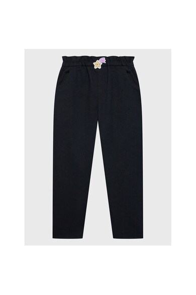 Pantaloni fete - 301238218 - Poliester/Viscoza - Negru - Negru