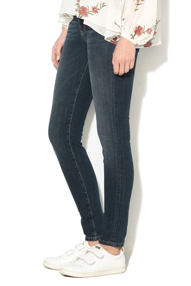 Pepe Jeans London Blugi skinny cu aspect decolorat Pixie Femei