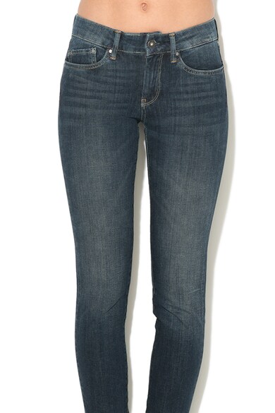 Pepe Jeans London Blugi skinny cu aspect decolorat Pixie Femei