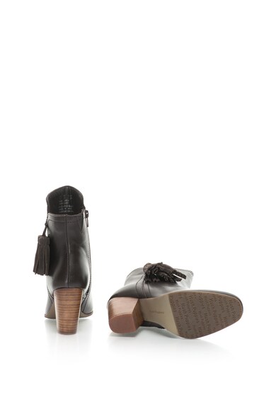 Hush Puppies Botine de piele cu toc cubanez Daisee Billie Femei