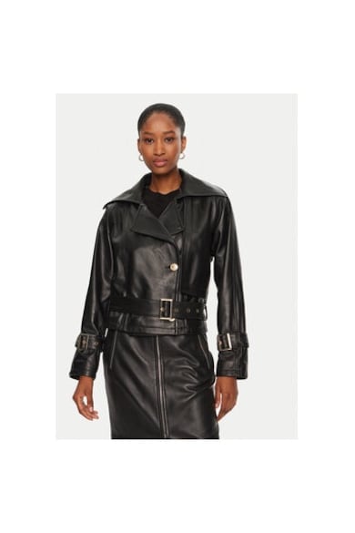 Geaca dama - 304759284 - Piele naturala - Negru - Negru