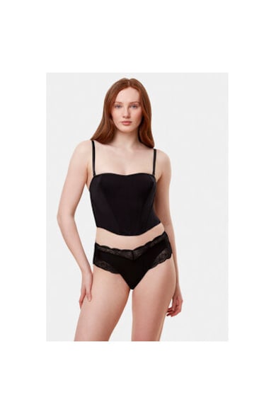 Chiloti dama - 303312886 - Poliamida - Negru - Negru