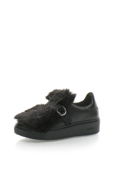 Liu Jo Pantofi sport slip-on cu garnitura de blana sintetica Femei