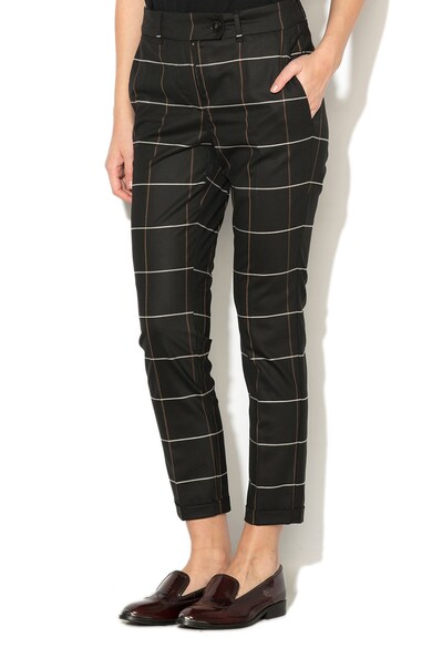 Marella Pantaloni crop in carouri Rosta Femei