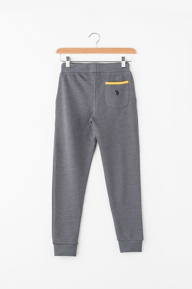 U.S. Polo Assn. Pantaloni jogger cu garnituri contrastante Baieti