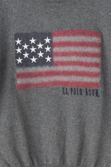 U.S. Polo Assn. Bluza tricotata cu imprimeu Baieti