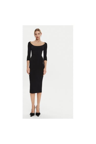 Rochie Dama - 305315557 - Viscoza/Poliester - Negru - Negru