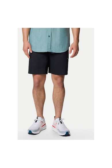 Pantaloni scurti barbati - 304693526 - Bumbac - Negru - Negru