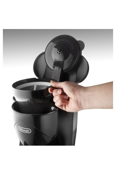 DeLonghi Cafetiera De'Longhi ICM2.1B, 1000W, 1.5L, 10 cesti, Sistem anti-picurare, Oprire automata, Negru Femei