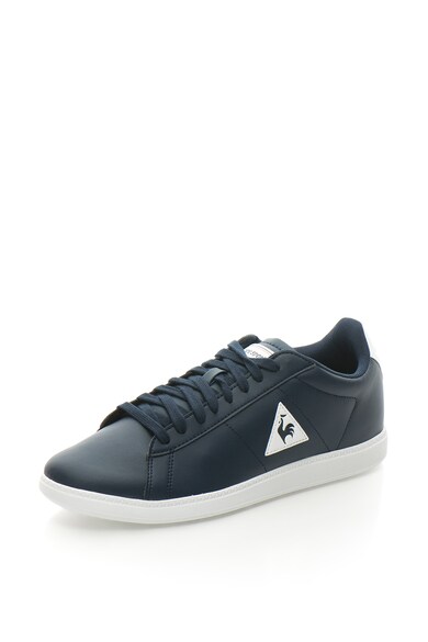 Le Coq Sportif Pantofi sport de piele sintetica, cu logo Courtset Barbati