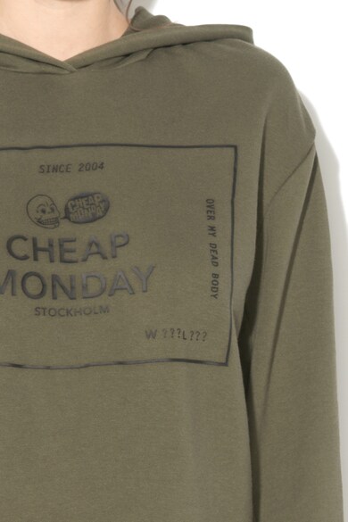 Cheap Monday Pulover cu gluga si imprimeu cauciucat Femei