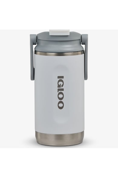 Bidon termorezistent 12 Oz Flip n Sip Tumbler - alb