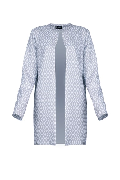 Palton dama M551 - Poliester/Viscoza - Albastru -