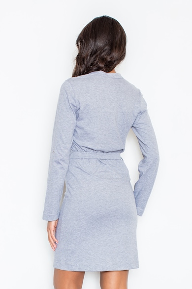 Rochie de vara - gri - bumbac -