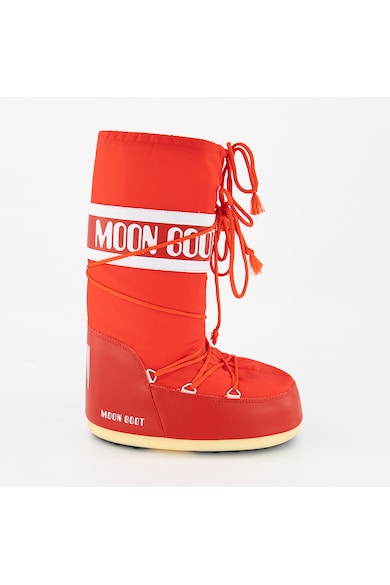 Moon Boot Apreschiuri cu imprimeu logo, Casual, Rosu Femei