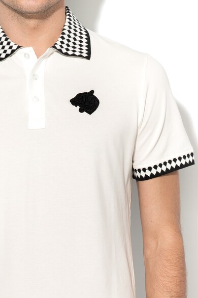 JUST CAVALLI Tricou polo cu aplicatie brodata Barbati